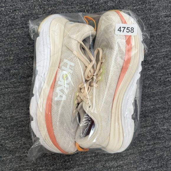 Hoka One One Gaviota 5 Sneakers Women 8.5D Women 1134270 Beige Pink Run Jog Gym - Picture 13 of 13